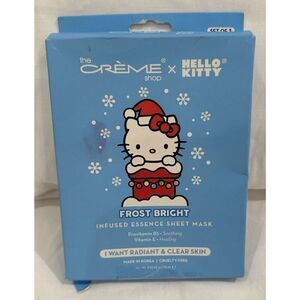 The Creme Shop x Hello Kitty Frost Bright Sheet Masks 3 pcs NEW